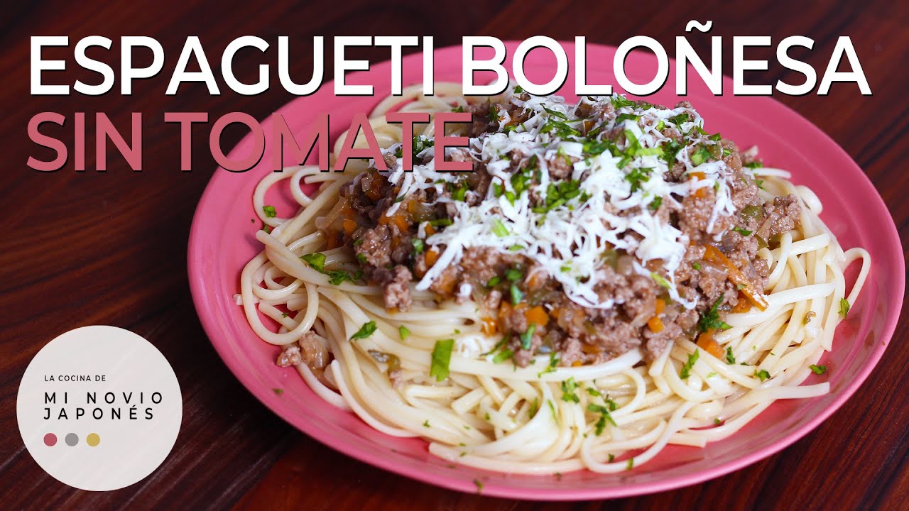 Espagueti Bolo&ntilde;esa sin Tomate | Receta F&aacute;cil, Rica y Barata