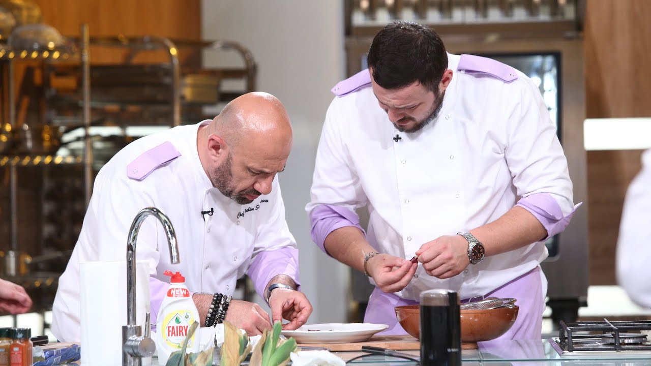 Emoții și tensiune la cote maxime! Chef Cătălin Scărlătescu muncește cot la cot cu concurenții