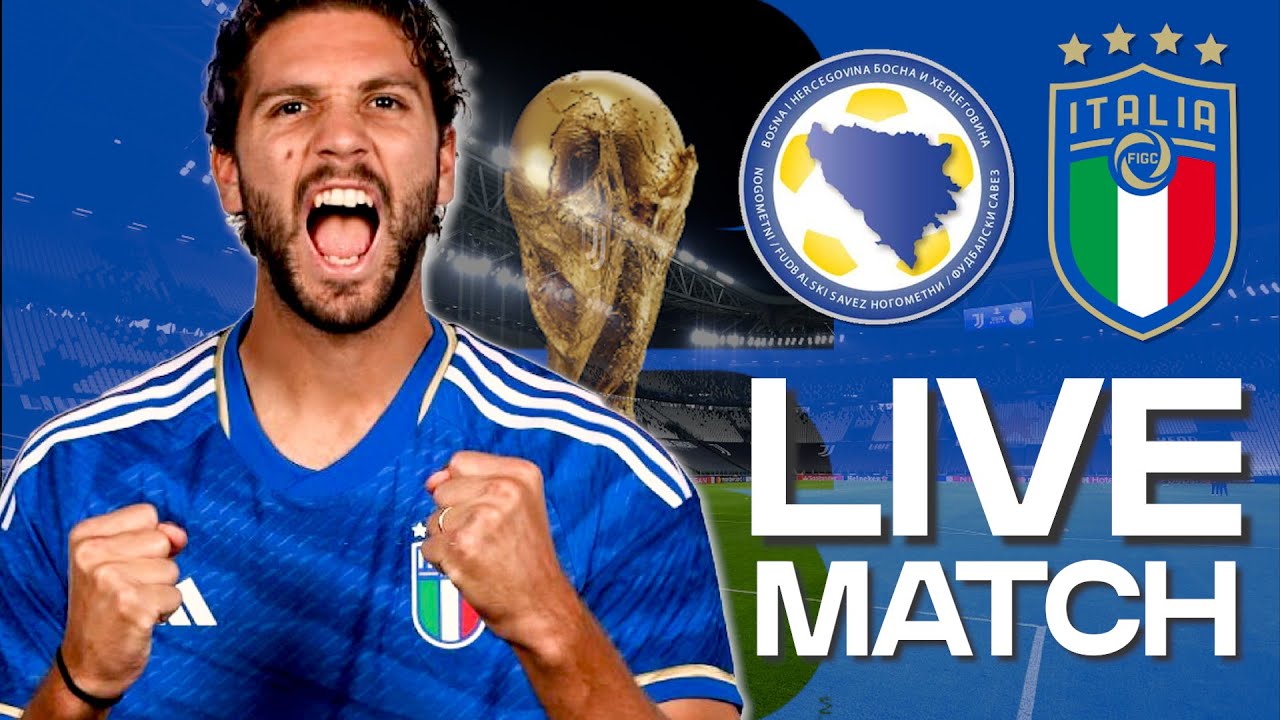 🔴 WATCH NOW: BOSNIA vs ITALY | WORLD CUP QUALIFICATION LIVE REACTION