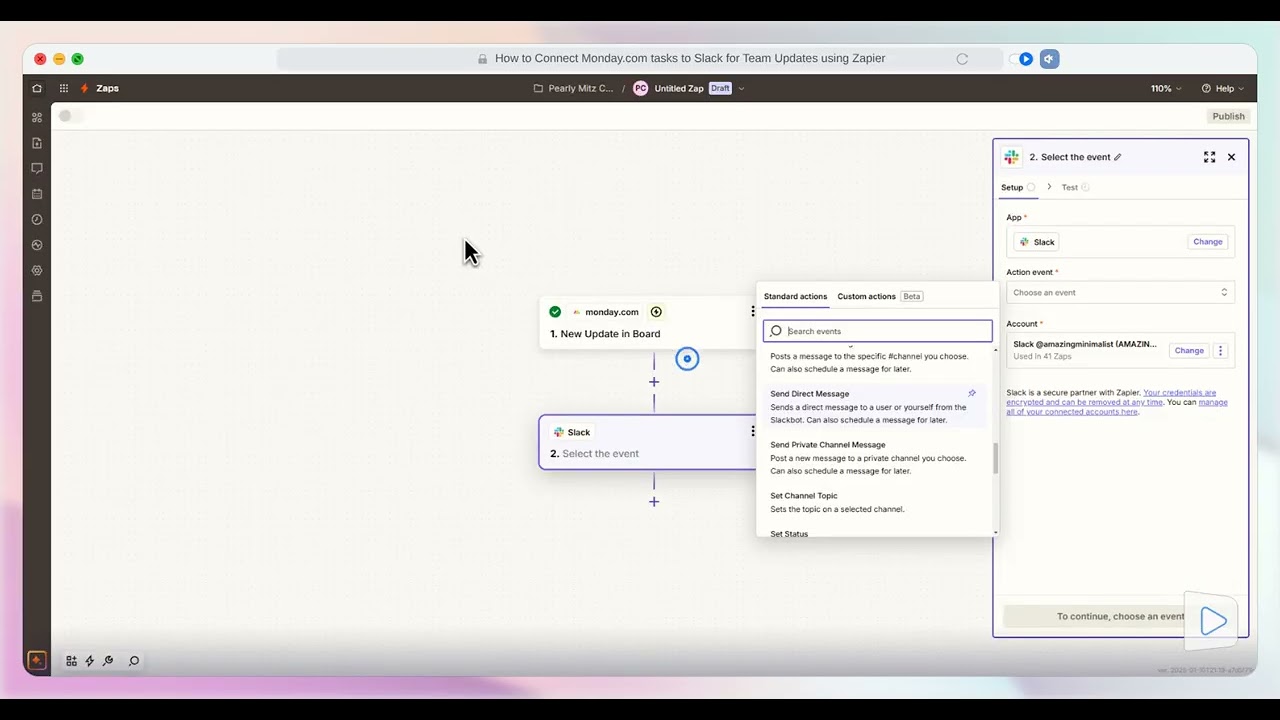 How to Connect Monday.com Tasks to Slack for Team Updates Using Zapier (Step-by-Step)
