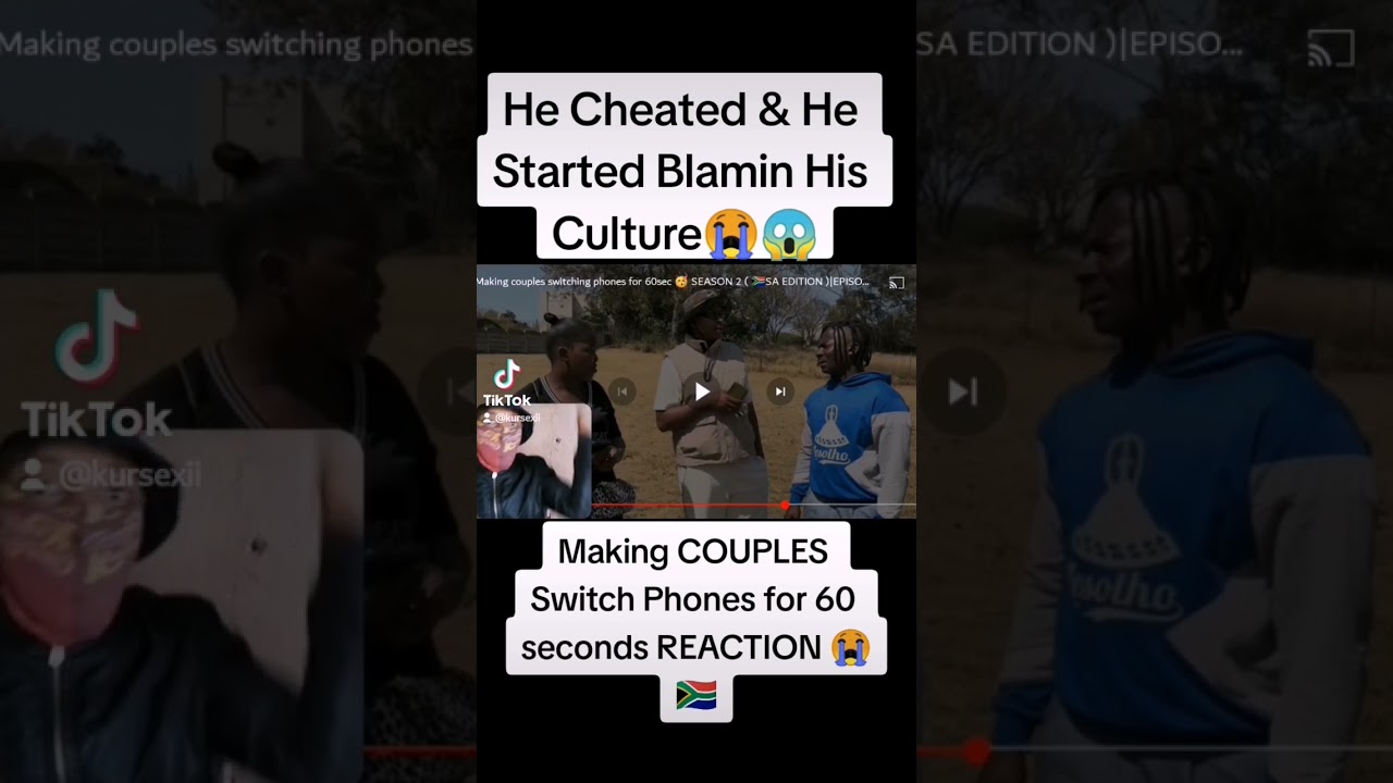 Making COUPLES Switch Phones for 60 seconds REACTION #comedy #freestyle #funny #hiphop #josephdary
