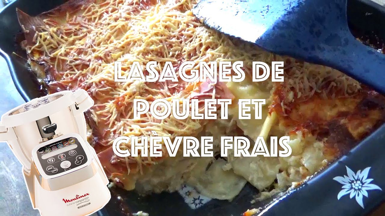 Recettes Companion  — Lasagnes de poulet et chèvre frais