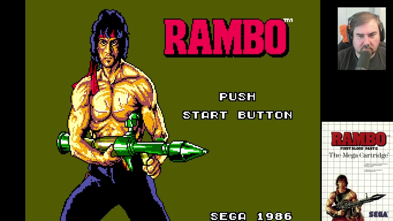 Rambo: First Blood Part II (SMS, 1986) | The Jeff Gerstmann Hall of Fame 001