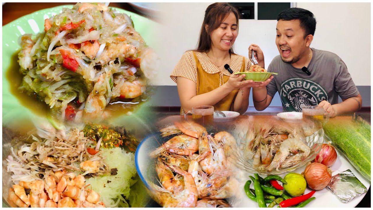 သခွားသီး ပုစွန်လှော် ချဉ်ငံစပ်သုပ် 🤩
