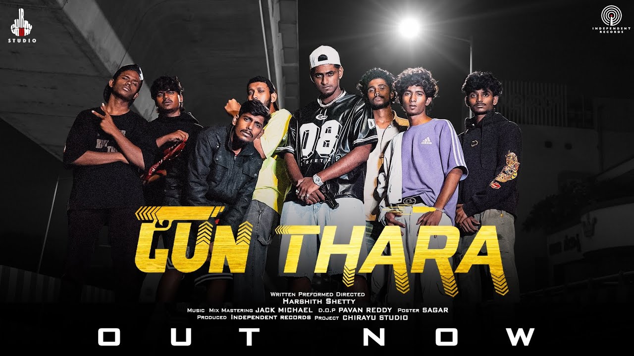 HARSHITH SHETTY - GUN THARA / OFFICIAL MUSIC VIDEO / KANNADA RAP / PROD BY : JACK MICHAEL