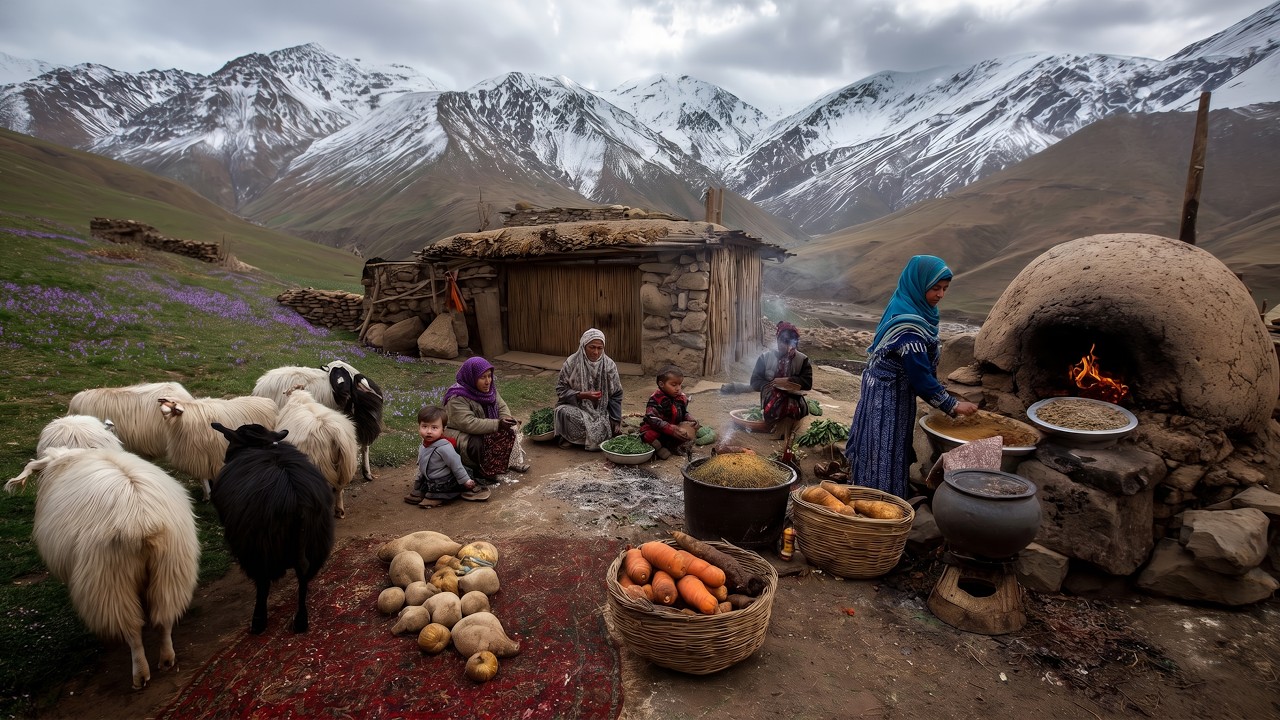 SURVIVING Where Maps End: Afghan Family's HIDDEN Mountain Kitchen & Ancient Daily Rituals
