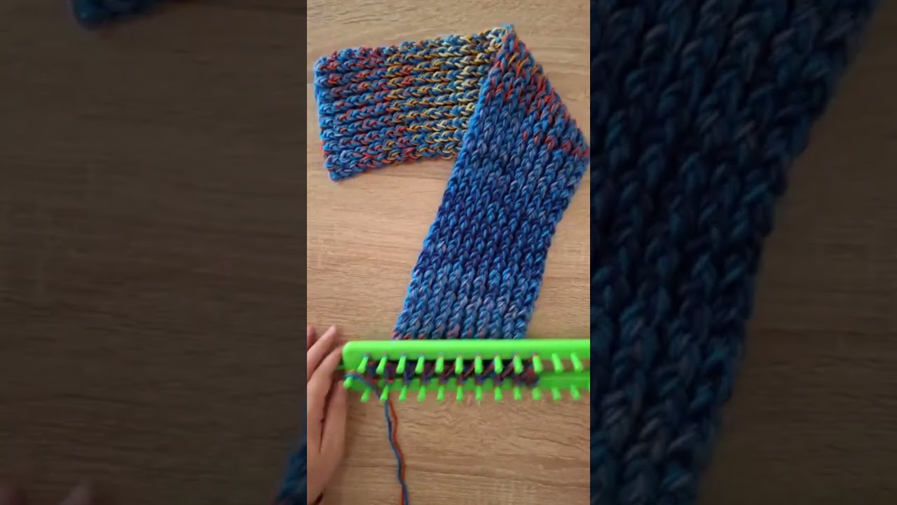 knitting loom for beginners step by step #knitting #crochet #scarf