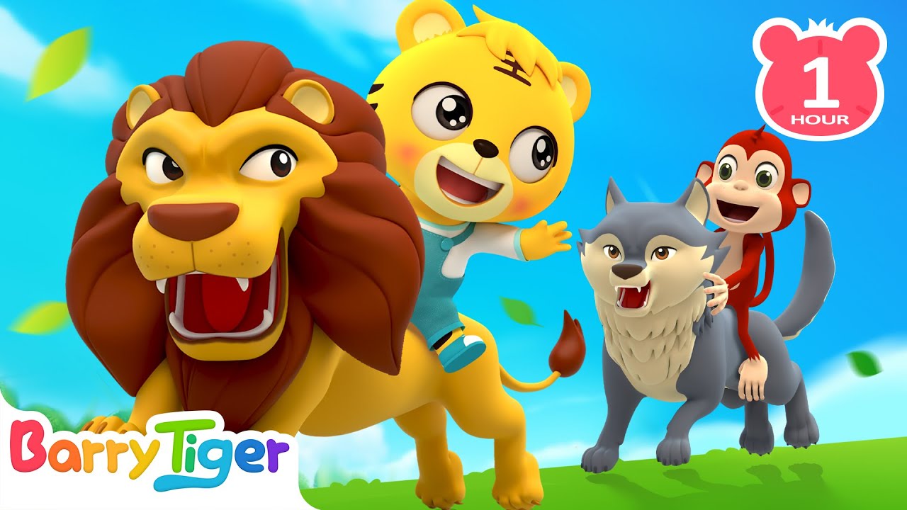 動物真有趣🐾 + 更多兒歌🎵 | 數數有幾只動物呢？🐒🦁 | 兒歌🎶 | 📺 動畫 | 童謠📖 | 國語兒歌 | 貝樂虎