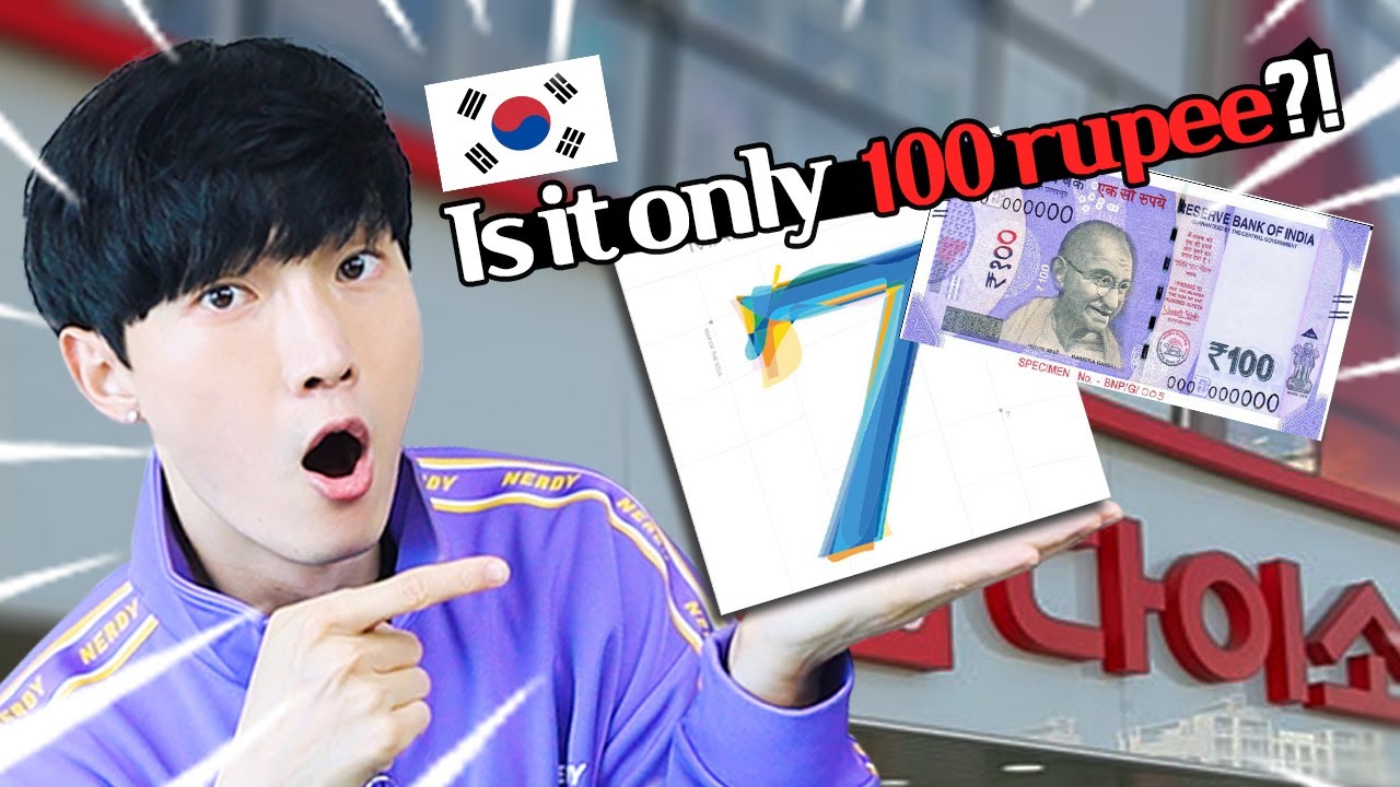 Do shopping in Korean store Daiso with 100rupee!