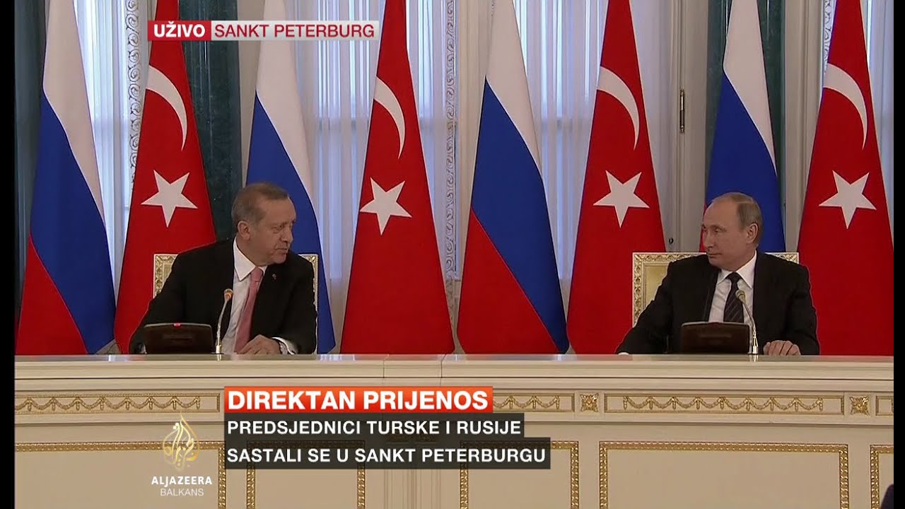 Poruke Putina i Erdogana iz Sankt Petersburga