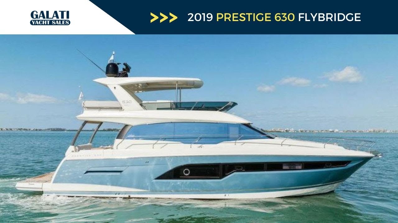 2019 Prestige 630 Flybridge Yacht For Sale 