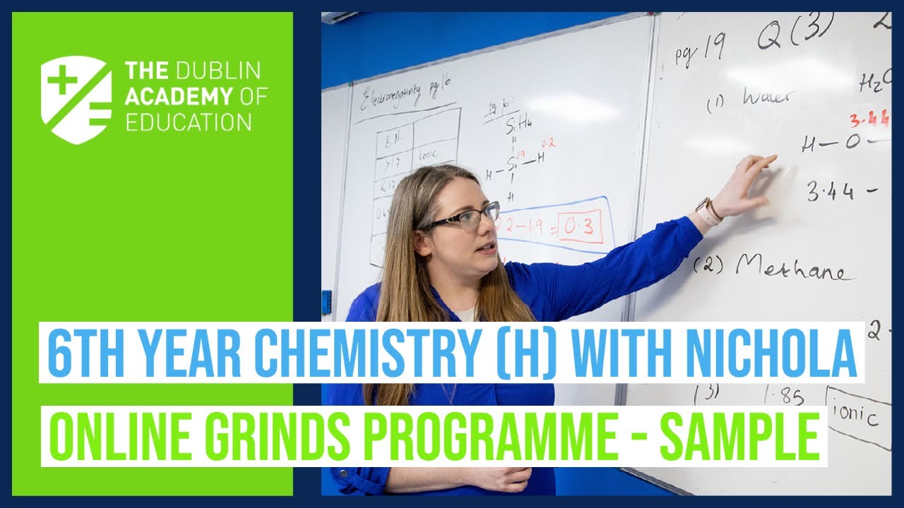 6th Year Chemistry (H ) Online Weekly Grinds - Week 1 Sample