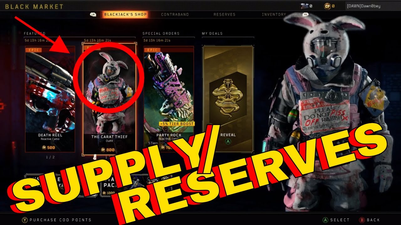 BLACK OPS 4 HOW TO OPEN SUPPLY DROPS AND RESERVES