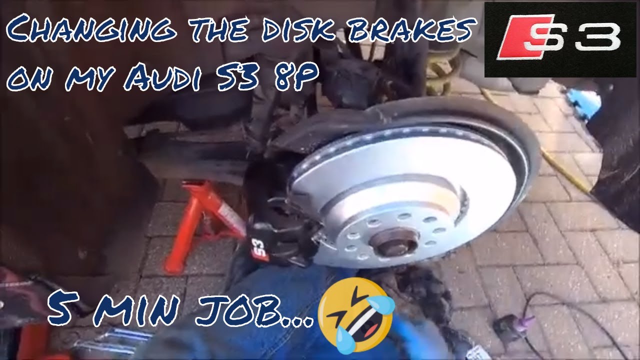 Audi S3 brakes - Full disc and pads replacement.