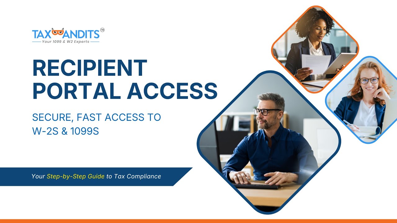 TaxBandits Recipient Portal | Secure, Fast Access to W 2s & 1099s