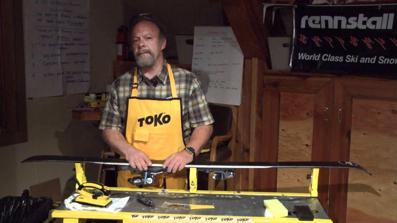 Toko Serviceman Willi Wiltz Presents Ski Waxing for Racing