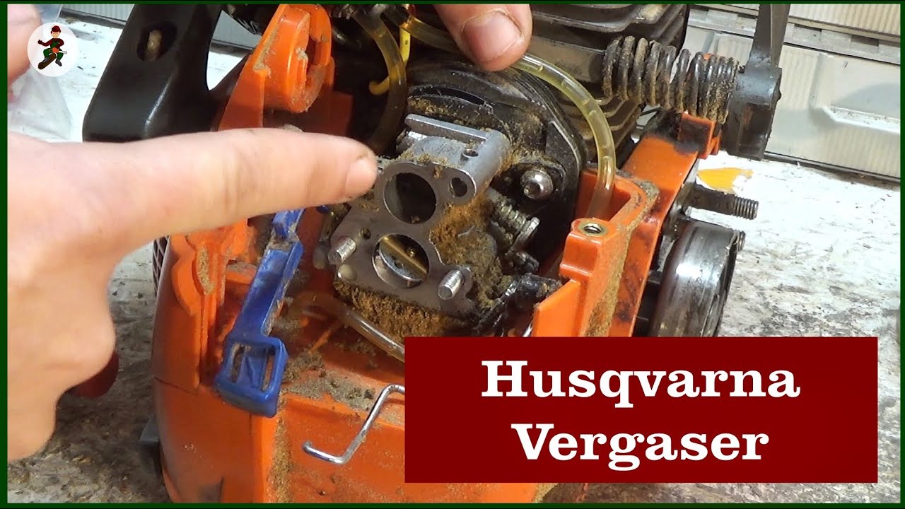 Husqvarna Vergaser ausbauen - Dichtungen und Membranen tauschen