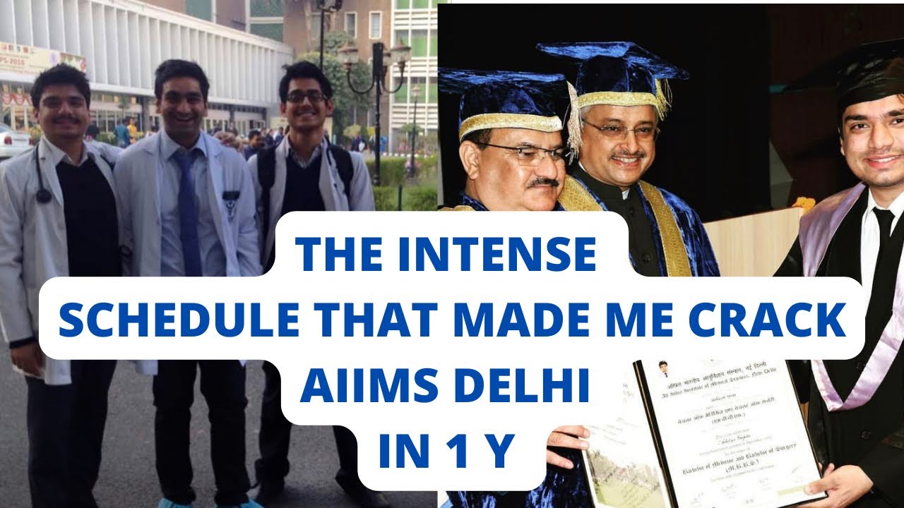 РАСПИСАНИЕ УЧЕБЫ, КОТОРОЕ ЗАСТАВИЛО МЕНЯ СЛОМАТЬ AIIMS DELHI - Нет, это были не просто 4 часа!