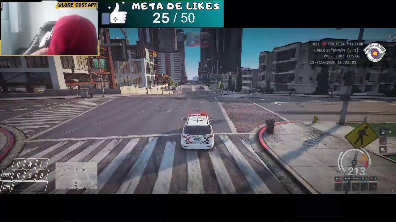 LIVE ON⭕ Brasil Capital!! Força Tatica Nas Ruas GTARP (+18) !sorteios #gta #mta #fivem
