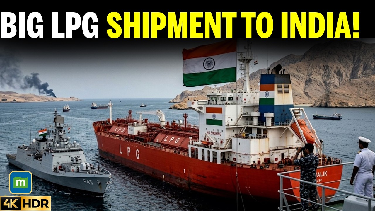 LPG Tanker Shivalik Successfully Crosses Strait Of Hormuz, To Reach Mundra Port  | 4K