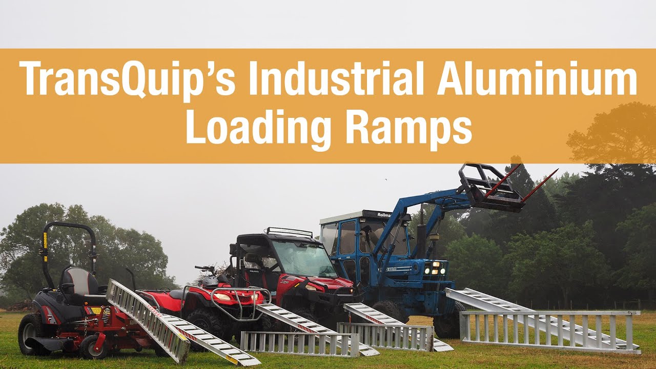 TransQuip’s Industrial Aluminium Loading Ramps