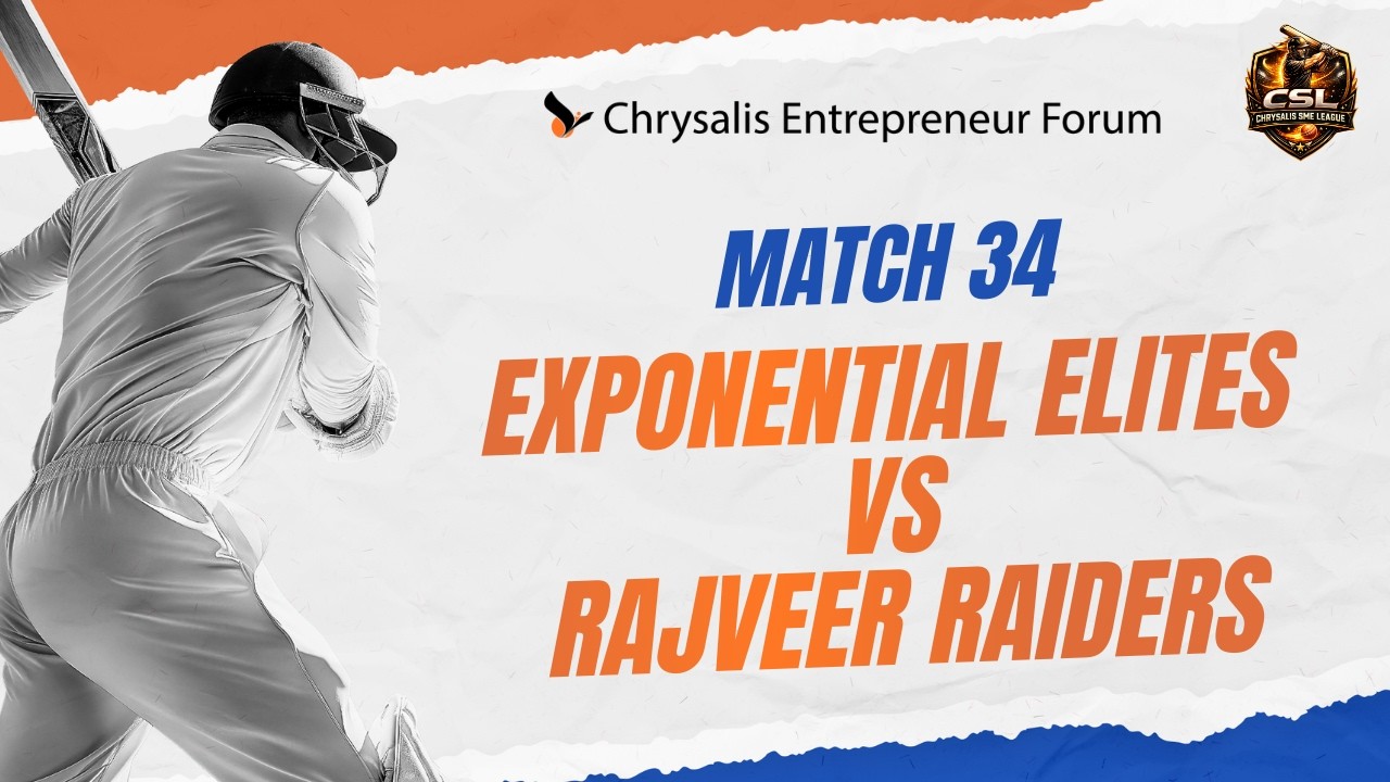 Match 34 | Exponential Elites vs Rajveer Raiders | CSL 2026