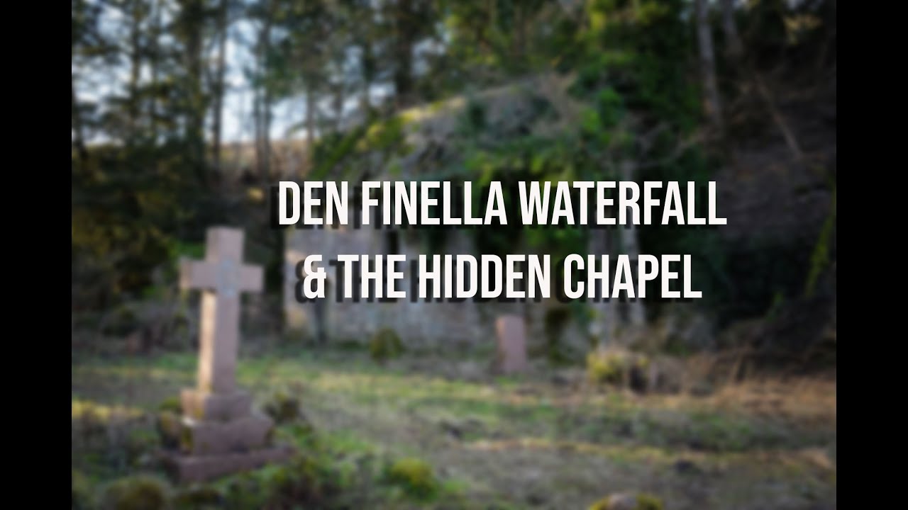 Den Finella Waterfall and the Hidden Chapel 4K