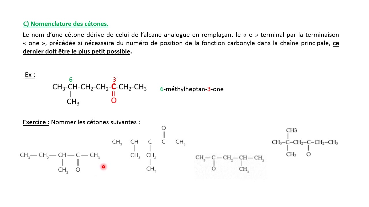 Aldéhydes et cétones : Présentation et nomenclature