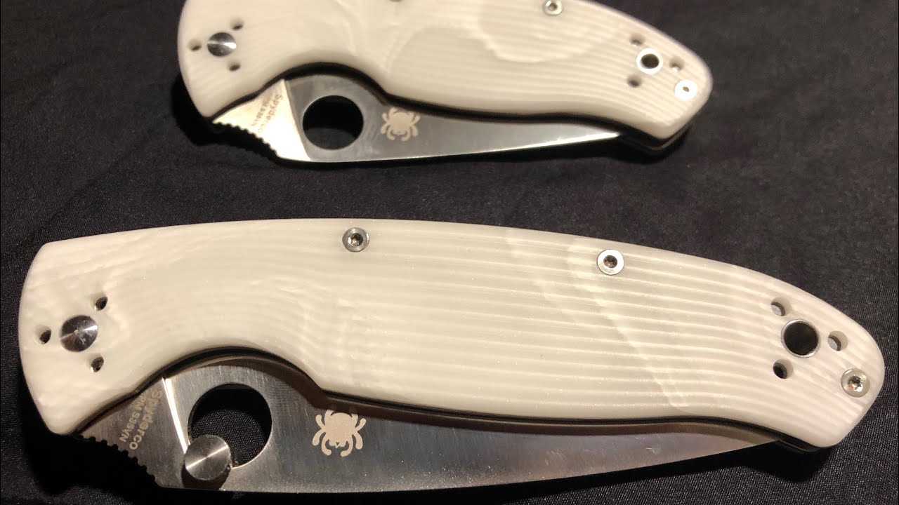 Custom Spyderco Scales from Etsy - DH Custom Knives
