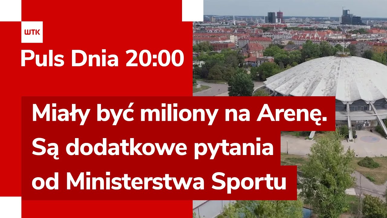 Przyszłość remontu hali Arena. Ministerstwo Sportu przesyła dodatkowe pytania do wniosku.
