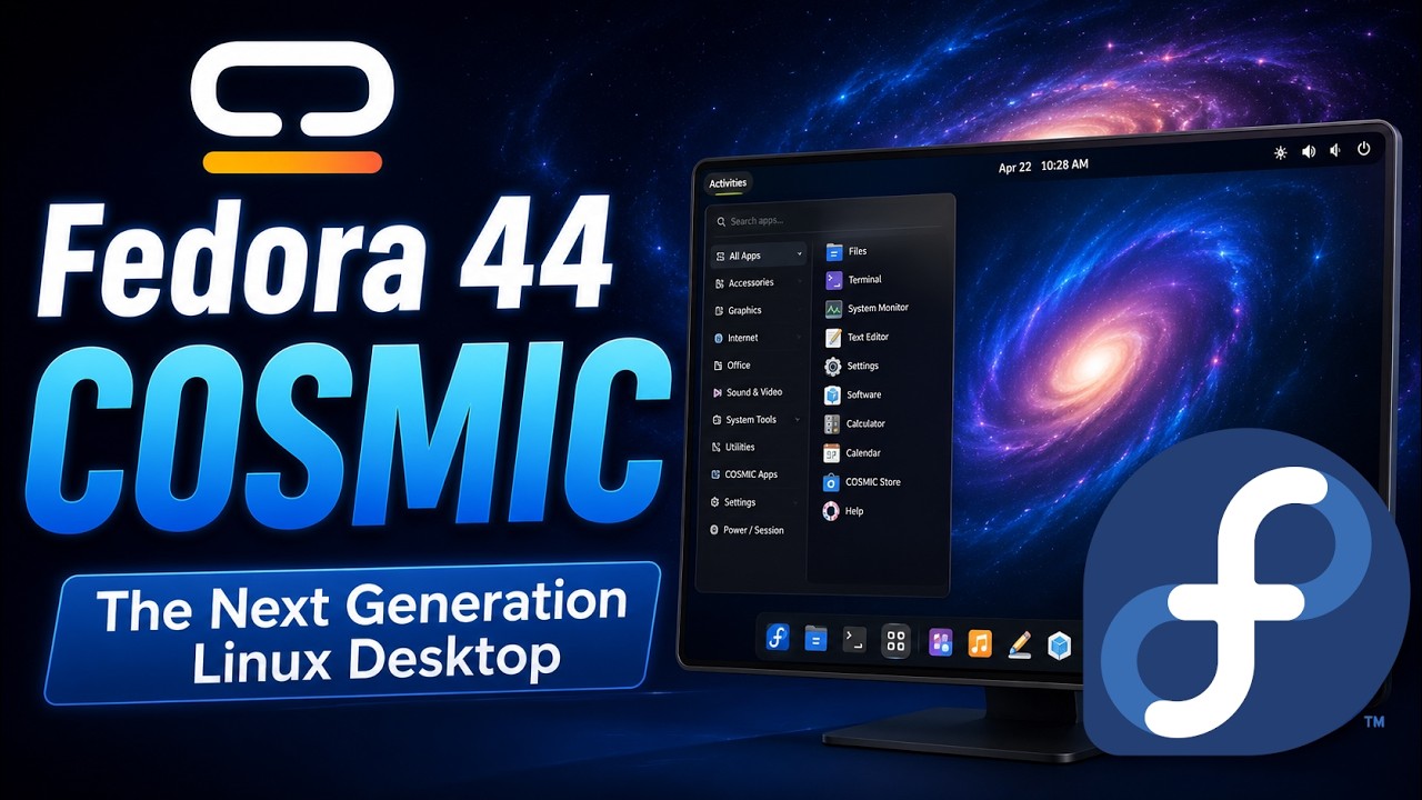 Обзор Fedora 44 COSMIC Desktop &mdash; лучший ли это опыт работы с Cosmic?