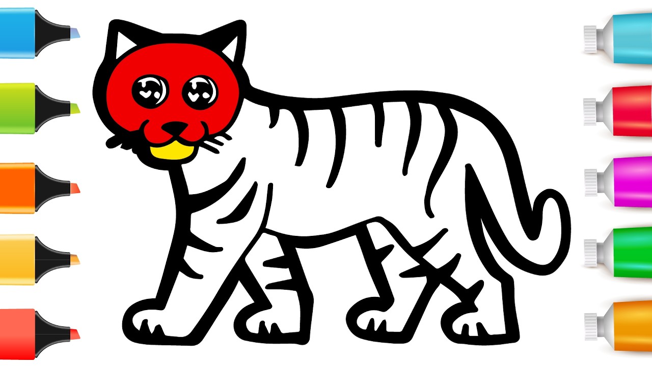 How to Draw a Tiger | Step by Step Easy