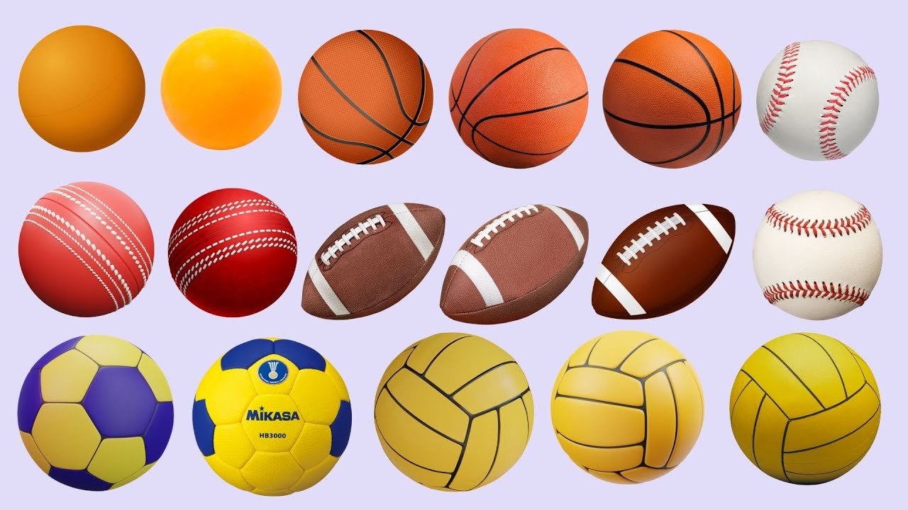 Sports Balls Kids Simple English