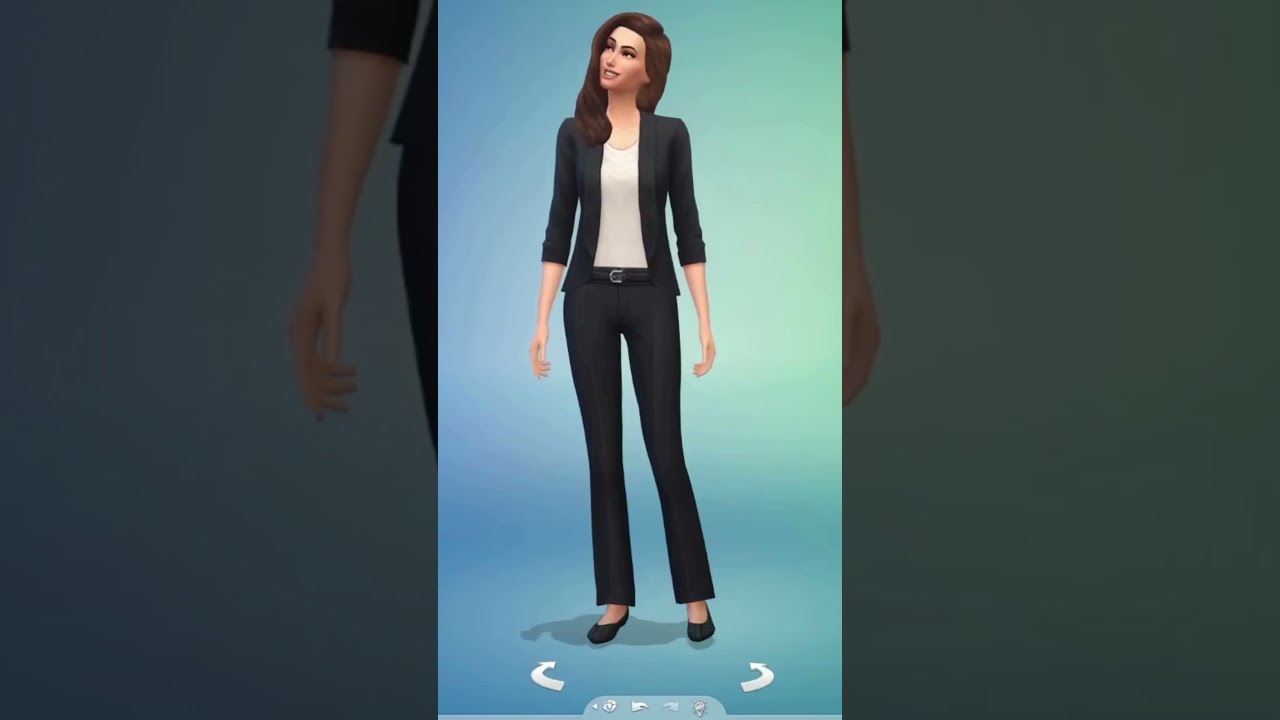 Making a sim using only base game content #gaming #thesims4