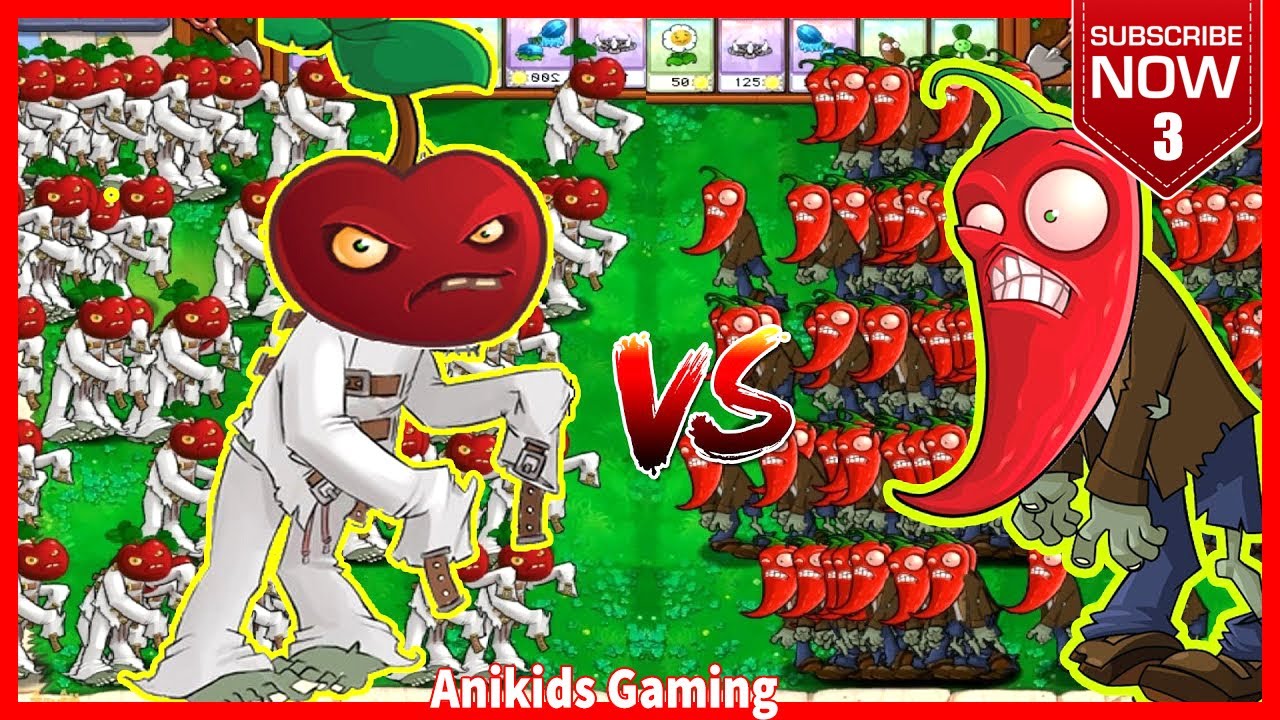 Cherry VS Jalapeno ? What explosive zombies are stronger?