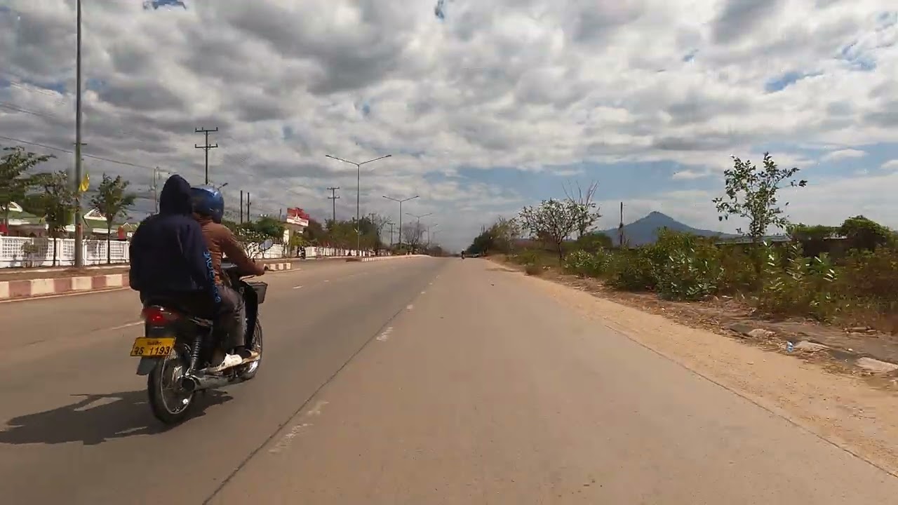 By Motobike Through Pakse Laos