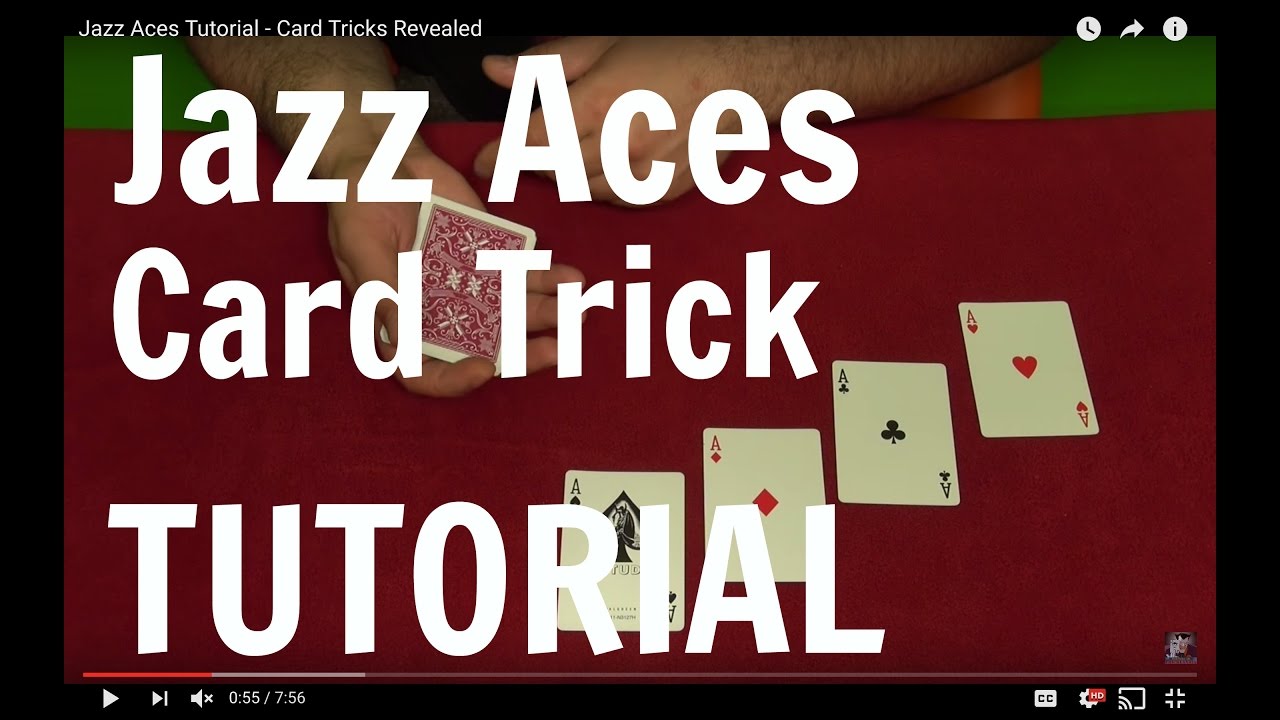 Jazz Aces Card Trick Tutorial - Card Tricks Revealed