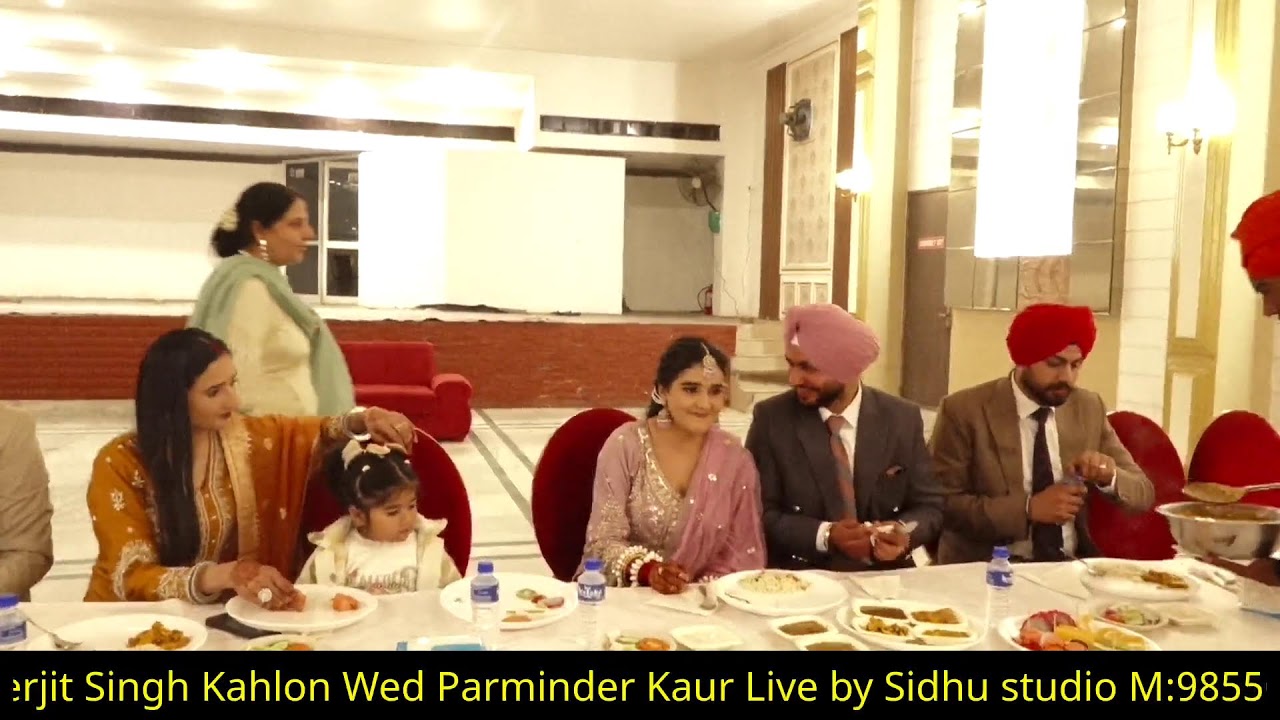 Shagan Ceremony Inderjit Singh Kahlon Wed Parminder Kaur Live by Sidhu Studio M:9855039021
