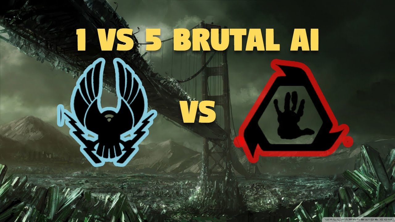 ZOCOM vs. 4 NOD Brutal Black Hand and 1 Hard (was a mistake)