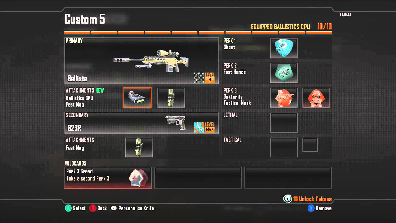 Black Ops II Ballista Class Setup *BEST*