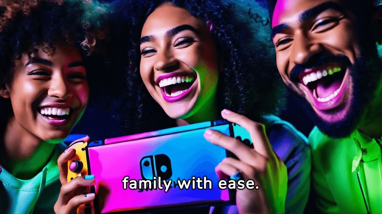 Nintendo Switch &ndash; OLED Model w/ Neon Red & Neon Blue Joy-Con