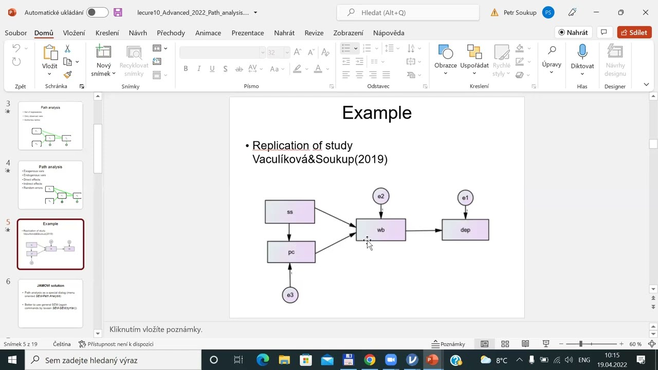 Introduction to path analysis in JAMOVI