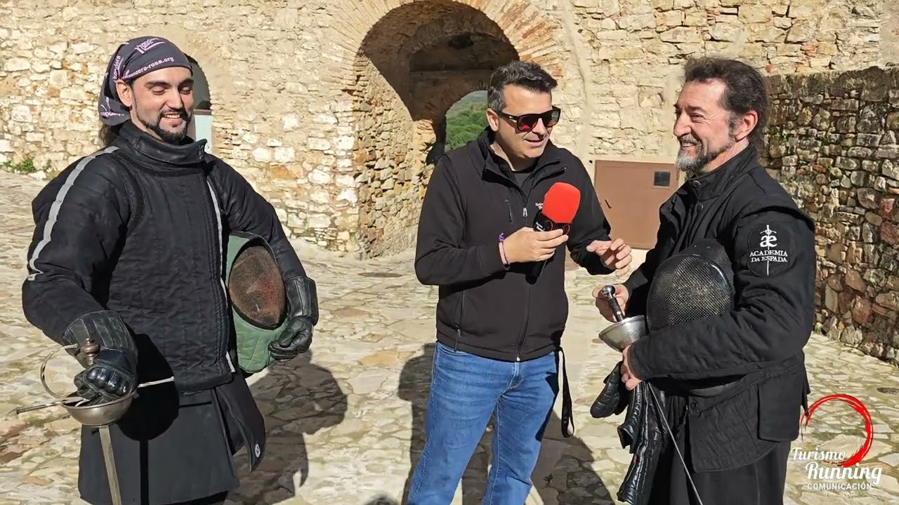 Encuentro nacional de esgrima histórica con espada ropera en el Castillo de Castellar