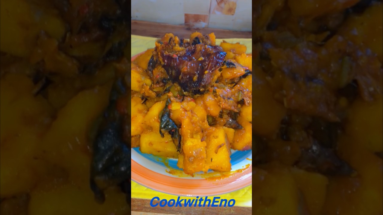 Yam porridge for lunch🤗😋 