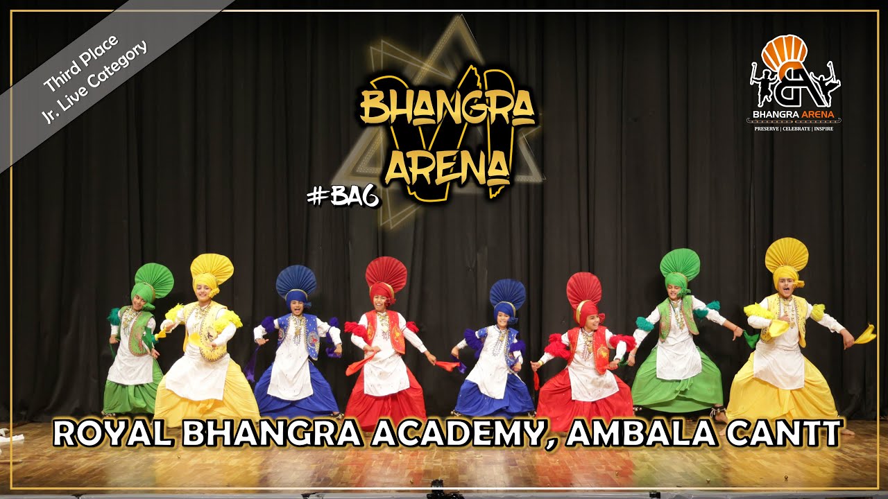 Royal Bhangra Academy, Ambala Cantt || Junior Live Category || Bhangra Arena 6 (2025)