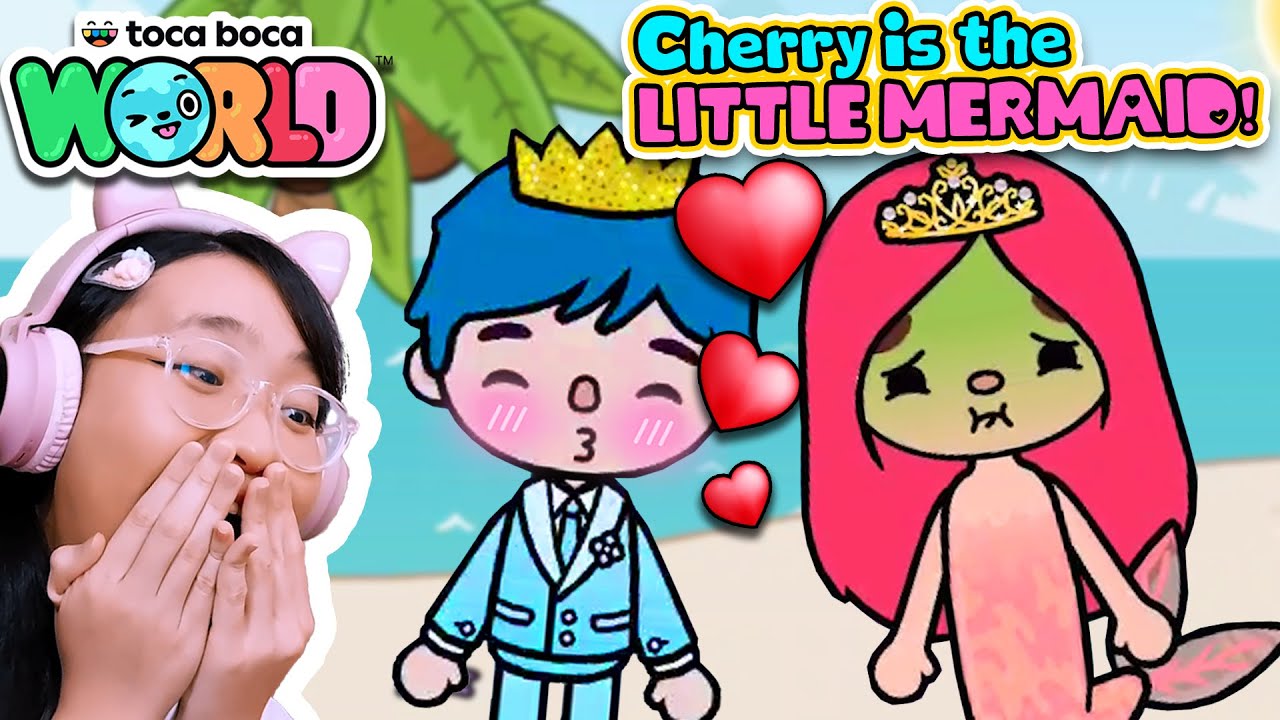 Cherry is The Little MERMAID?? - Toca Life World
