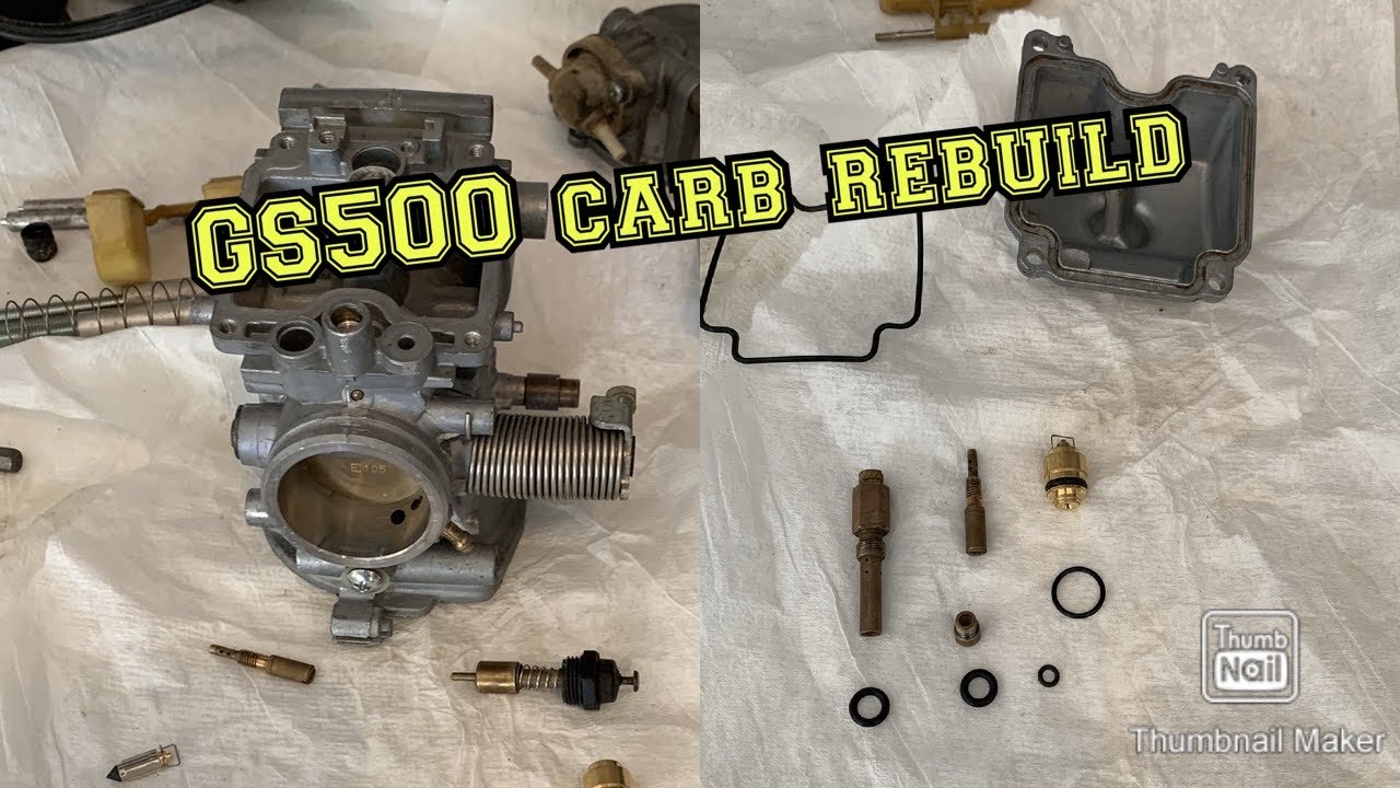 Восстановление карбюратора Suzuki GS500 с использованием ремкомплекта K&L
