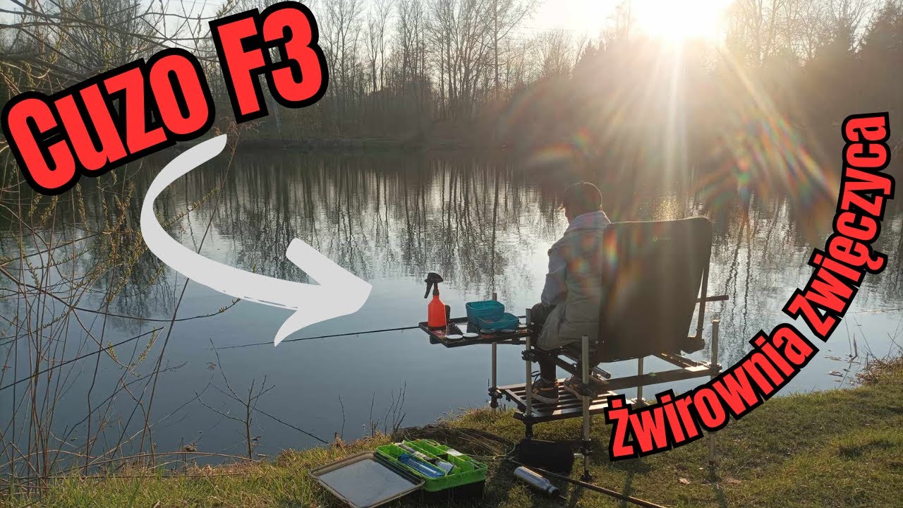 PIĘKNA Pogoda i Łowienie Z CUZO F3! (Żwirownia Zwięczyca)