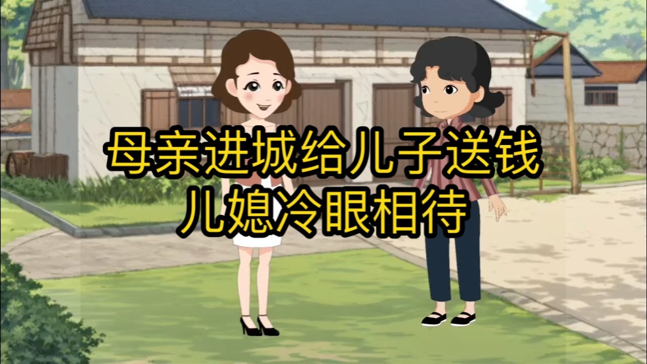 母亲进城给儿子送钱，儿媳冷眼相待