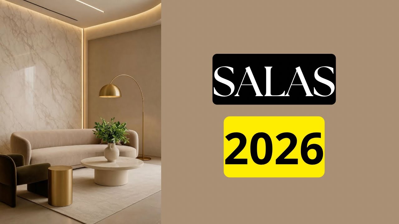 ✨5 SALAS que serán TENDENCIA EN 2026 (tu sala se verá increíble) #home #viral #interiordesign 